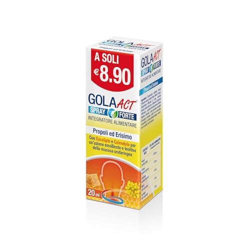 Gola Act Spray Forte Nahrungsergänzungsmittel mit Propolis... - Auto & Moto Amazon Allemagne à 7.03€