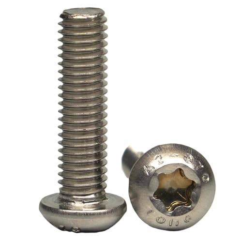 AGBERG - Tornillos de cabeza alomada M6 x 6 con hexágono... - Amazon Espagne à 12.34€