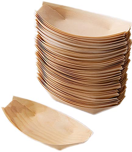 Sanxian - Platos/platos desechables de madera para barco... - Maison & Cuisine Amazon Espagne à 52.23€