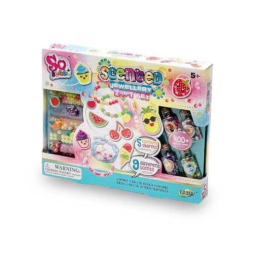 Tachan - Set 2 en 1 de Perles pour fabriquer des Bijoux... - Jouets & Jeux Amazon France à 15.48€
