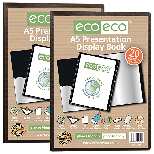 eco-eco Eco001x2 - Carpeta de presentación de tamaño A5... - Maison & Cuisine Amazon Espagne à 10.06€