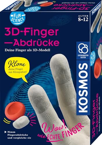 KOSMOS 654221 Fun Science Lot d'empreintes digitales 3D... - Jouets & Jeux en promo à 7.74€