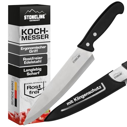 STONELINE® 31,5 cm Kochmesser ca. 20 cm, mit Klingenschutz... - Maison & Cuisine Amazon Allemagne à 1.99€