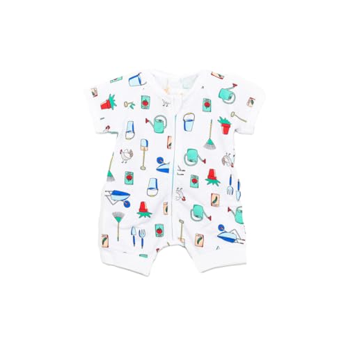 Dim Baby Barboteuse Zip Cotton Stretch Jardinier Blanc 18 M - Bébé & Puériculture en promo à 16.89€