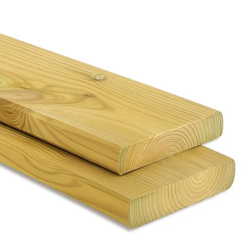 Planche à bords lisses, en pin imprégné, 20 x 145 mm... - Bricolage & Outils Amazon France à 2.21€