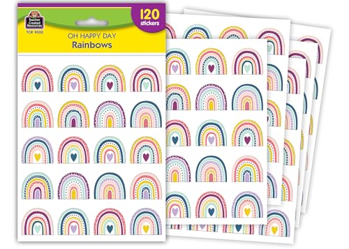 Oh Happy Day Rainbows Stickers - Loisirs Créatifs Amazon France à 10.21€