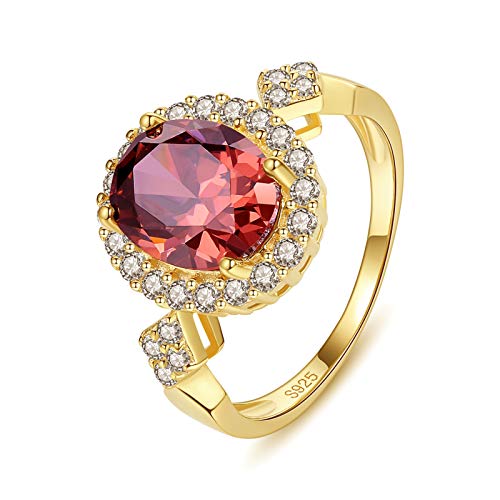 VIKI LYNN Anillo de compromiso de boda ovalado con... - Amazon Espagne à 13.65€