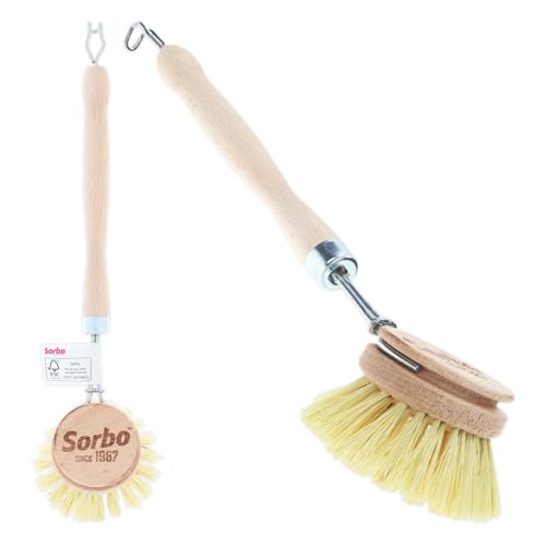 Sorbo Spülbürste Holz/Tampico – Holzspülbürste aus FSC-Holz... - Maison & Cuisine Amazon Allemagne à 3.08€
