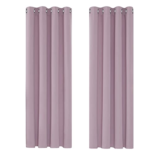 Deconovo Blackout Curtains Bedroom Super Soft Thermal... - Maison & Cuisine Amazon Royaume-Uni à 15.89€