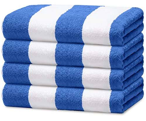 Avalon Towels Strandtücher mit blauen Cabana-Streifen –... - Home & Kitchen Amazon Germany à 33.21€