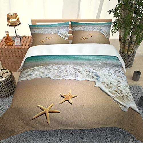 RQXRTR Housse De Couette 140X200cm Bebe 3D Imprimé Étoile... - Bébé & Puériculture en promo à 12.66€