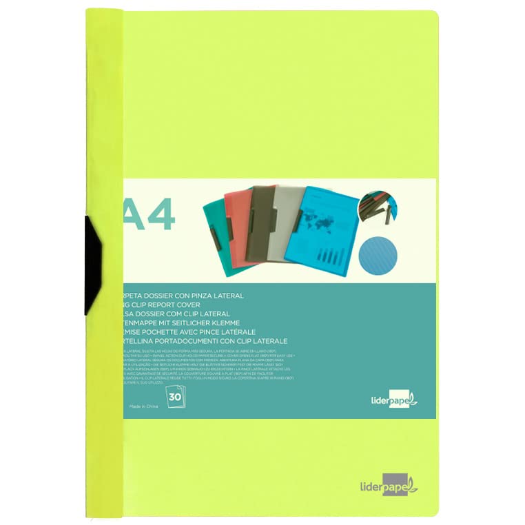 Chemise liderpapel dossier pince latérale polypropylène din... - Bricolage & Outils Amazon France à 2.99€