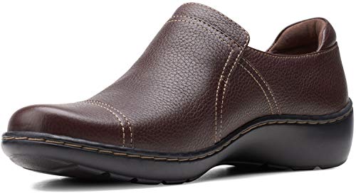 Clarks Mocasines Cora Poppy para Mujer, marrón Oscuro(Dark... - Bon plan à 34.65€