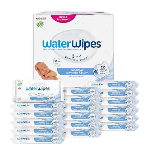 WaterWipes Sensitive+ Newborn & Baby Wipes, Toallitas Para... - Baby & Nursery Amazon Spain à 39.07€