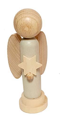 Hess Holzspielzeug 40042 Figurine d'ange en Bois avec cœur... - Amazon France à 7.29€