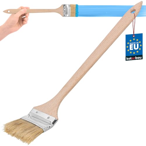 KOTARBAU® Brocha Plana para radiador con Mango de Madera... - Bricolage & Outils Amazon Espagne à 2.49€