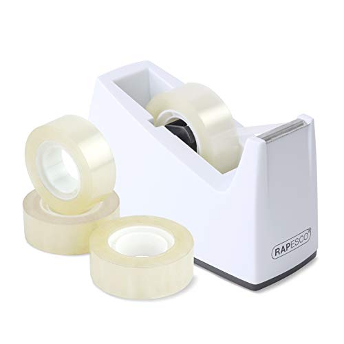 Rapesco 1620 300 Tape Dispenser for Rolls with 1" (25 mm)... - Fournitures Bureau Amazon Royaume-Uni à 6.45€