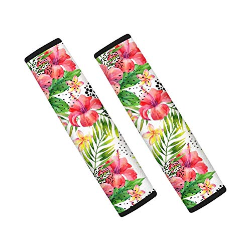 SEANATIVE Soft Neoprene Seat Belt Cover, Hibiscus Hawaii... - Bon plan à 2.00€