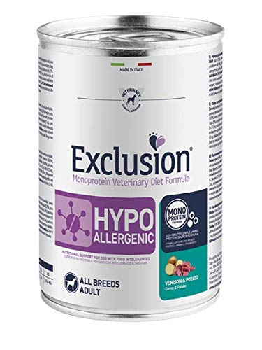 Exclusion Hypoallergénique Chien - Cerf et pommes de terre... en promo à 3,89€ (-66%) sur Amazon FR