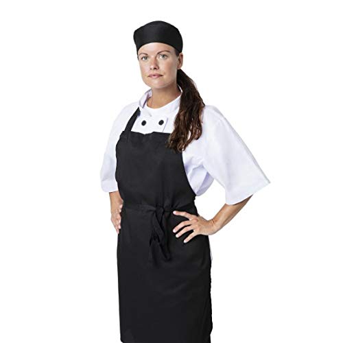Nisbets Essentials Lot de 2 Tabliers en Polycoton Noir avec... - Maison & Cuisine Amazon France à 17.79€