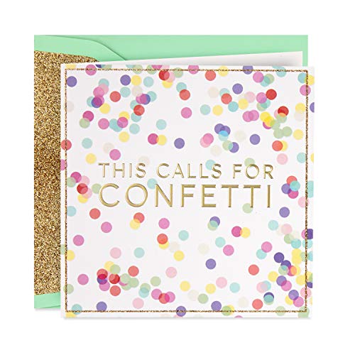 Hallmark Tarjeta de felicitación de firma (Confeti) - Bon plan à 8.48€