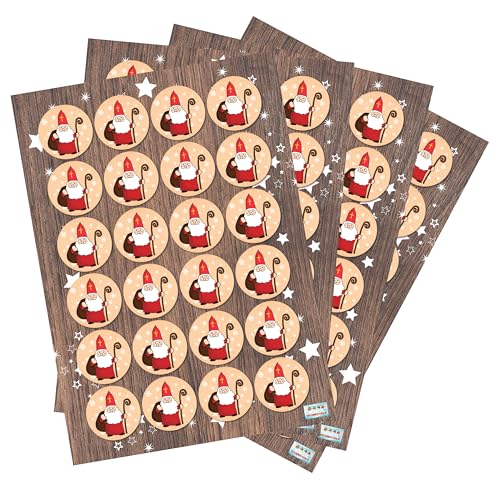 Adesivi natalizi Babbo Natale, 96 pezzi: stickers natale... - Fournitures Bureau Amazon Italie à 4.90€
