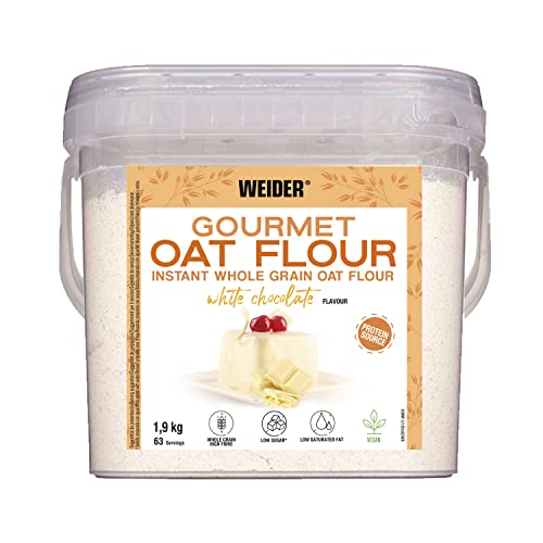 Weider Gourmet Oat Flour (1,9kg) Sapore Cioccolate Bianco... - Amazon Italie à 12.20€