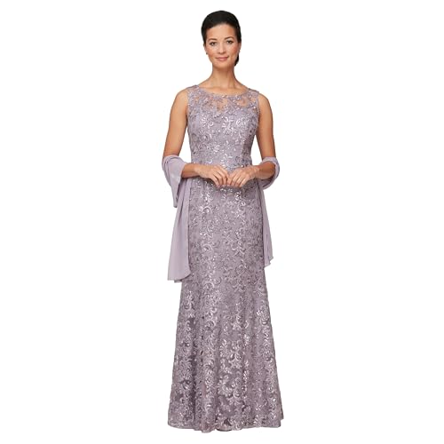 Alex Evenings Petite Langes, ärmelloses Kleid mit Stickerei... - Animalerie en promo à 98.35€