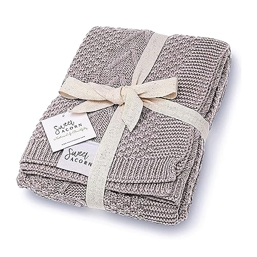 Sweet Acorn Coperta per bambini in maglia con motivo a... - Jouets & Jeux en promo à 31.10€