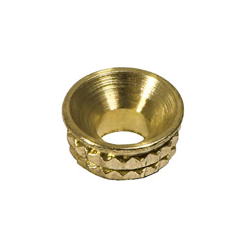 TIMCO Knurled Brass Inset Screw Cup - To fit 3.5 Screw - Maison & Cuisine Amazon Royaume-Uni à 2.74€