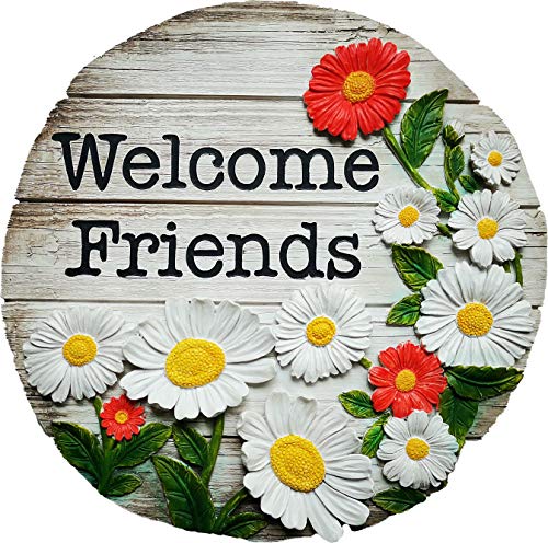 Spoontiques - Gartendekoration - Welcome Friends Trittstein... - Deal du jour à 8.04€