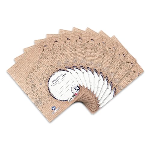 Landré Lot de 10 cahiers de vocabulaire recyclés A5 32... - Bricolage & Outils Amazon France à 10.87€