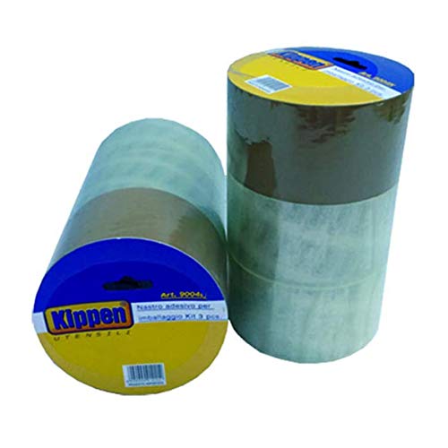 kippen 9004KA Lot de 3 rouleaux de ruban d'emballage ultra... - Sports & Fitness Amazon France à 4.58€