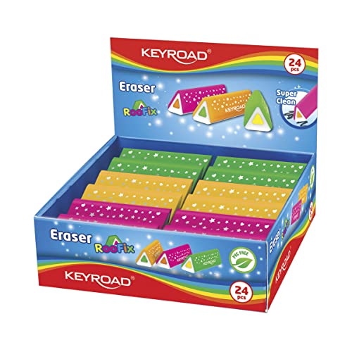 KeyRoad Roofix - Gomma universale per cancellare, 24 pezzi... - Jouets & Jeux en promo à 9.44€