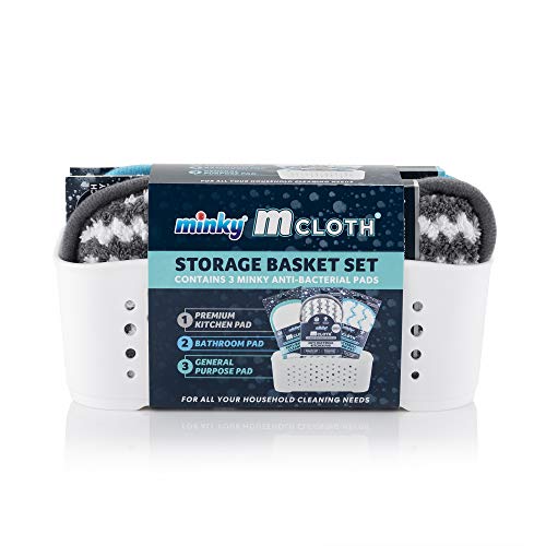 Minky White M Cloth Storage Basket Set,8 x 20.5 x 10.5 cm;... - High-Tech & Électronique Amazon Royaume-Uni à 10.43€