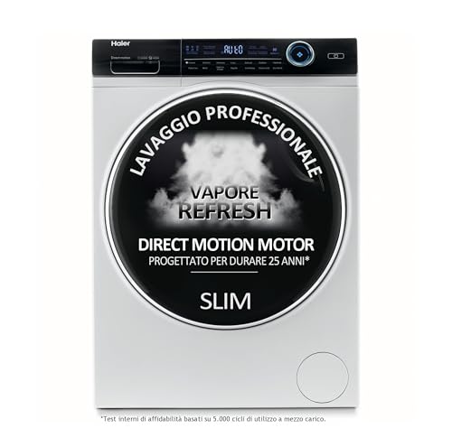 Haier I-Pro Serie 7 Lavatrice Slim 8 Kg, Libera... - Auto & Moto Amazon Italie à 499.00€