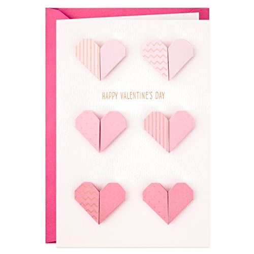 Hallmark Valentines Day Card, Origami Style Hearts Design... - Auto & Moto Amazon Royaume-Uni à 2.70€