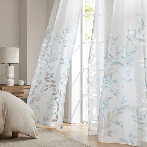 Madison Park Cecily Semi Sheer SINGLE Panel Window Curtain... - Maison & Cuisine en promo à 12.19€