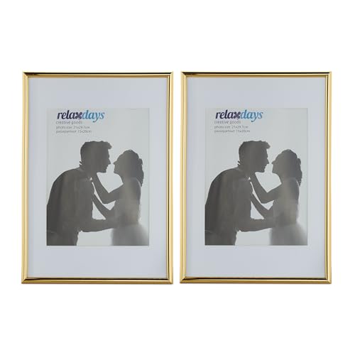 Relaxdays Photo Frame Set of 2, A4 Size, Passepartout 15 x... - High-Tech & Électronique Amazon Royaume-Uni à 19.00€