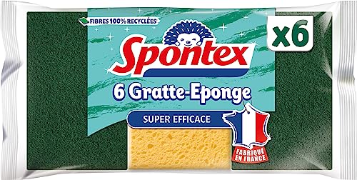 Spontex gratte-Eponge Fibres Recyclées grattantes Vertes... - Bricolage & Outils en promo à 3.56€