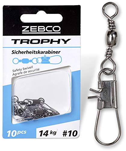 Zebco Qualitäts Trophy Sicherheitswirbel Angelzubehör... - Sports & Fitness Amazon Allemagne à 1.98€