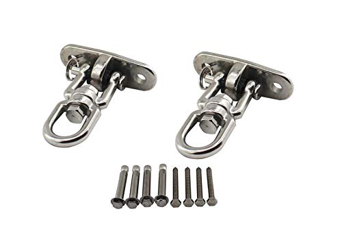 Annakideya Colgador de columpio de acero inoxidable 304... - Sports & Fitness Amazon Espagne à 8.99€