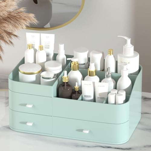 MIUOPUR Makeup Organizer for Vanity, Large Capacity Desk... - Beauté & Parfums Amazon Royaume-Uni à 19.86€