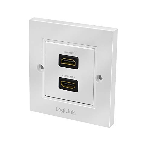 LogiLink AH0018 - Presa HDMI da parete con 2 x HDMI ad alta... - High-Tech & Électronique en promo à 8.07€