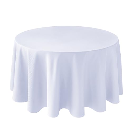 Biscaynebay Textured Fabric Tablecloths 90 Inches in... - Maison & Cuisine Amazon Royaume-Uni à 15.11€