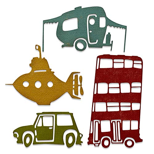 Sizzix Thinlits Die 665220 Wacky Transport #1 by Tim Holtz... - Sports & Fitness en promo à 5.50€