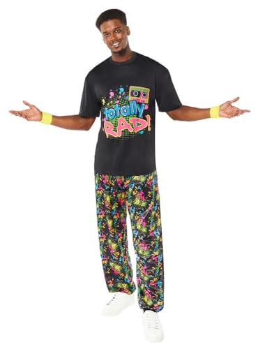amscan Disfraz de Fiesta de los años 80 Totally RAD para... - Amazon Espagne à 10.31€