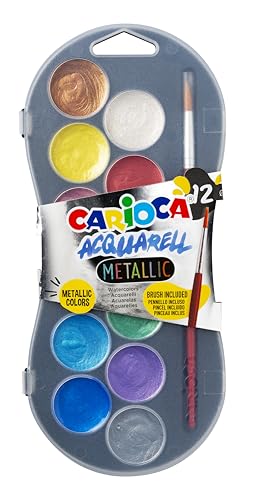 Carioca Metallic-Aquarellfarben, Set mit Aquarellfarben in... - Maison & Cuisine Amazon Allemagne à 3.70€