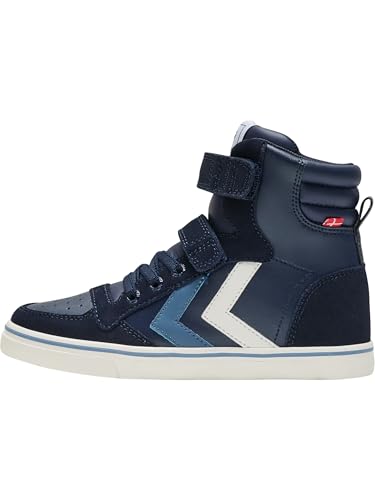 hummel Slimmer Stadil Jr Basket, Bleu Nuit, 32 EU en promo à 36,72€ (-54%) sur Amazon FR