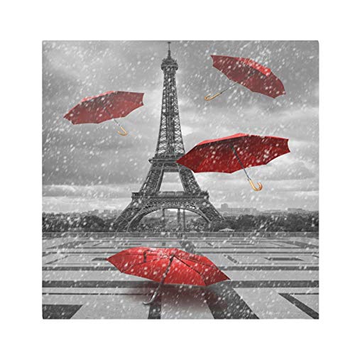 Mnsruu Serviettes de table en polyester avec bords ourlés... - Maison & Cuisine en promo à 1.61€